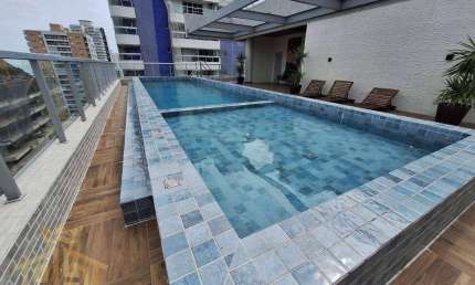 Apartamento com 2 dormitórios à venda, 76 m² por R$ 630.000,00 - Canto do Forte - Praia Grande/SP