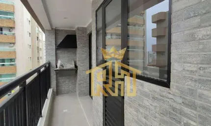 Apartamento 2 quartos no bairro de Vila Tupi - Praia Grande - Novo