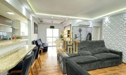 Apartamento 2 quartos, 2 suítes no bairro de Guilhermina em Praia Grande - Alto padrão