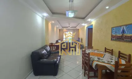 Apartamento espaçoso com 3 dormitórios na guilhermina – praia grande/sp