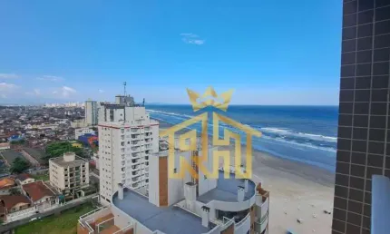 Apartamento 01 quarto com vista da praia a venda - Bairro Jardim Real - Praia Grande - SP