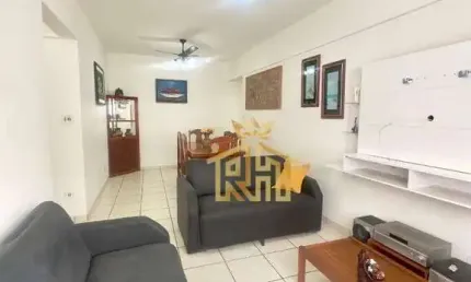 Apartamento com 2 dormitórios à venda, 78 m² por R$ 355.000,00 - Aviação - Praia Grande/SP