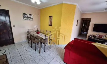 Apartamento Espaçoso - 1 dormitório - Sala com sacada - 1 vaga de garagem - Aviação - Praia Grande SP