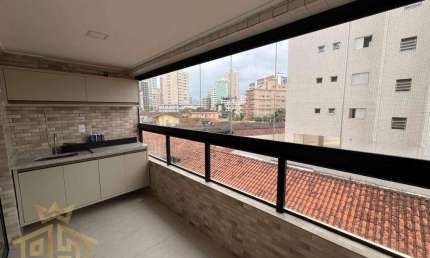 Apartamento à venda, 71 m² por R$ 495.000,00 - Vilamar - Praia Grande/SP
