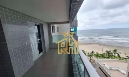 Apartamento NOVO - Caiçara - 02 dormitórios (01 Suíte) - Varanda gourmet vista mar - 1 vaga - Lazer Completo