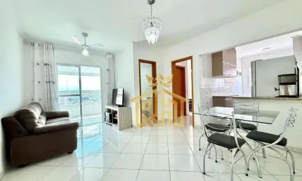 Apartamento com 1 dormitório à venda, 53 m² por r$ 345.000,00 - aviação - praia grande/sp