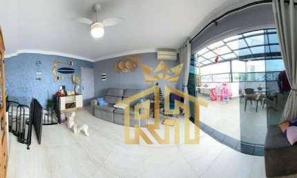 Cobertura  Duplex de 3 dormitórios (2 suítes) no bairro do Caiçara em Praia Grande - SP