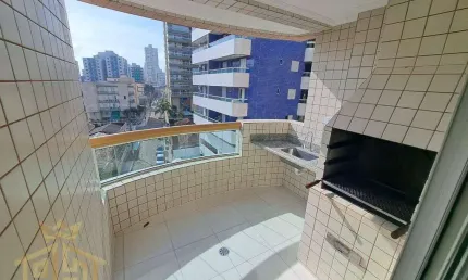 Apartamento com 2 dormitórios à venda, 70 m² por R$ 405.000,00 - Aviação - Praia Grande/SP