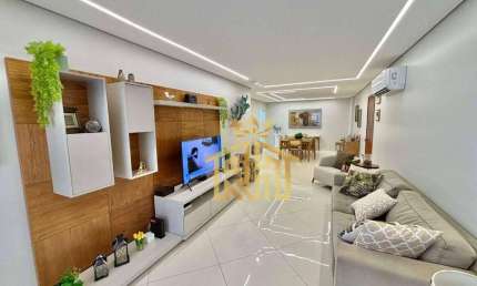 Apartamento Mobiliado - 03 Dormitórios (02 Suítes) - Varanda Gourmet - Lazer Completo - 02 vagas - Canto do Forte