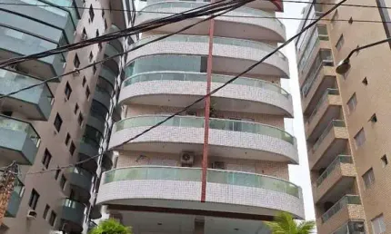 Apartamento 02 Dormitórios (01 Suíte) - Sacadas - Lazer - 1  vaga - Guilhermina - Praia Grande