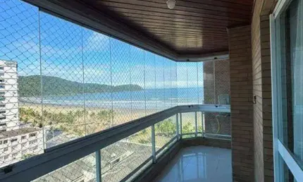 Apartamento de 2 quartos, 1 suíte no bairro de boqueirão em praia grande - sp - vista mar