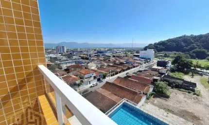 Apartamento novo  com 2 dormitórios à venda, 60 m² por r$ 438.000 - boqueirão - praia grande/sp