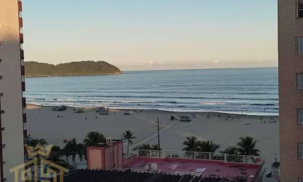 Apartamento de 1 quarto no bairro de Guilhermina  em Praia Grande - SP  - Vista mar