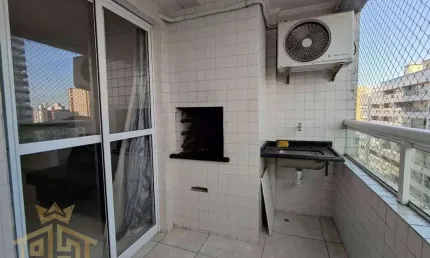 Apartamento de 1 dormitório no bairro de Ocian em Praia Grande - SP
