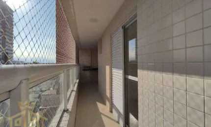 Apartamento com 2 dormitórios à venda, 77 m² por R$ 450.000,00 - Aviação - Praia Grande/SP