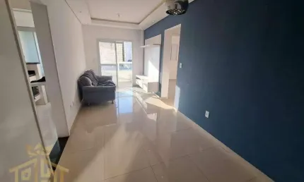 Apartamento com 2 dormitórios à venda, 58 m² por R$ 340.000,00 - Vila Guilhermina - Praia Grande/SP