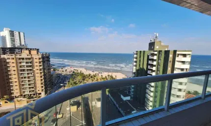 Linda Vista Mar - Apartamento Novo - 02 Dormitórios (01 Suíte) - Sacada gourmet - Lazer - 1 vaga - Caiçara - Praia Grande (SP)