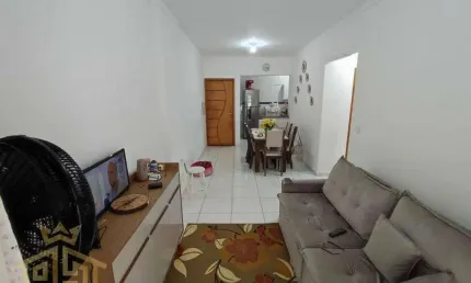 Apartamento com 2 dormitórios à venda, 82 m² por r$ 450.000,00 - aviação - praia grande/sp