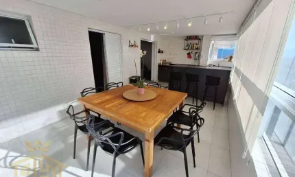 Apartamento à venda, 127 m² por r$ 1.100.000,00 - aviação - praia grande/sp
