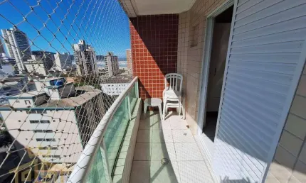 Apartamento Locação Definitiva - 02 dormitórios (01 Suíte) - Lazer - 1 vaga - Guilhermina - Praia Grande