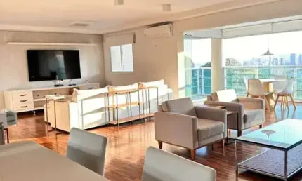 Apartamento para Locação em Santana de Parnaíba, Tamboré, 3 dormitórios, 3 suítes, 5 banheiros, 3 vagas
