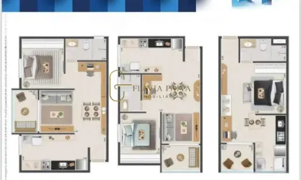 Apartamento com 1 quarto à venda na avenida talita regazzini verçosa, 160, ribeirânia, ribeirão preto, 52 m2 por r$ 370.000