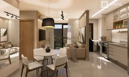 Apartamento com 2 quartos à venda na avenida professor joão fiúsa, 16, jardim república, ribeirão preto, 55 m2 por r$ 413.000
