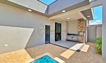 Casa em condomínio fechado com 3 quartos à venda na Rua Ondina Cosso Pace, 1000, Recreio das Acácias, Ribeirão Preto, 164 m2 por R$ 1.280.000