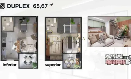 Apartamento com 2 quartos à venda na Rua Olímpia Meirelles Palma, 1051, Ribeirânia, Ribeirão Preto, 65 m2 por R$ 573.000