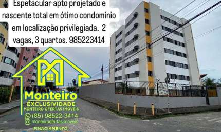 Lindo apto todo projetado excelente condomínio nascente total localização privilegiada