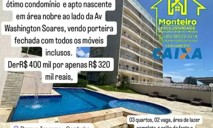 Oportunidade imperdível de um ótimo apto e condomínio na melhor localização zona sul