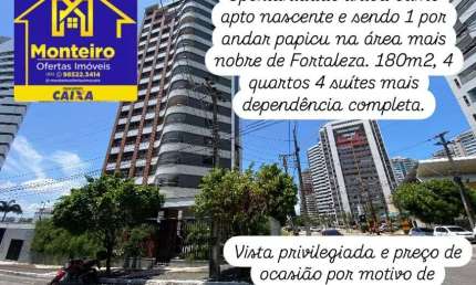 Oportunidade e oferta de um espetacular apto 1 por andar área nobre
