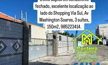 Excelente duplex em área privilegiada ao lado do Shopping Via Sul condomíniofechado