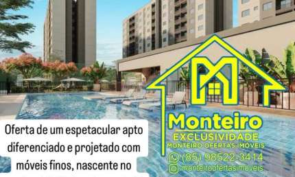 oferta um apto impecável e diferenciado projetado móveis finos lazer completo