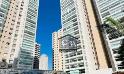 Apartamento a venda no tatuapé com 264 m², mobiliado e decorado, 3 suítes, sacada gourmet, 4 vagas, lazer de clube.
