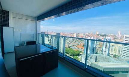 Apartamento com 1 dormitório para alugar, 55 m² por R$ 5.500,00 - Jardim Anália Franco - São Paulo/SP