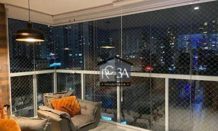 Apartamento para vender mobiliado com 66m², 2 dormitórios, sendo 1 suíte, varanda gourmet, 1 vaga. rua pd estevão pernet, tatuapé - sp