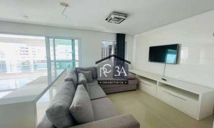Apartamento de alto padrão com 3 suítes semi mobiliado para locação no Jardim Anália Franco