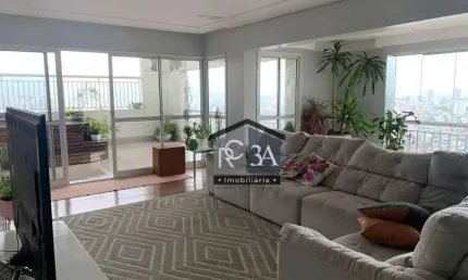Apartamento tipo cobertura para alugar ou vender,  211m²,  4 vagas. Av. Guilherme Giorgi,  Vila Carrão - SP