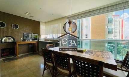 Apartamento no Jardim Anália Franco com 335m², sala para 5 ambientes, 4 suítes, 5 vagas.