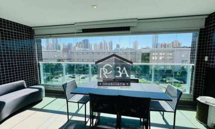 Apartamento com 1 dormitório para alugar, 55 m² por R$ 5.380,00/mês - Jardim Anália Franco - São Paulo/SP