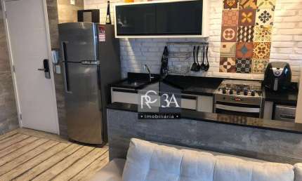 Apartamento para comprar com  55m², 1 dormitório, varanda. Rua Marechal Barbacena - Jd. Anália Franco - SP
