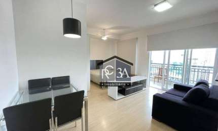 Apartamento com 1 dormitório para alugar, 40 m² por R$ 3.667,08/mês - Jardim Anália Franco - São Paulo/SP