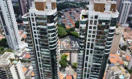 Apartamento no Jardim Anália Franco com 335m², sala para 5 ambientes, 4 suítes, 5 vagas.