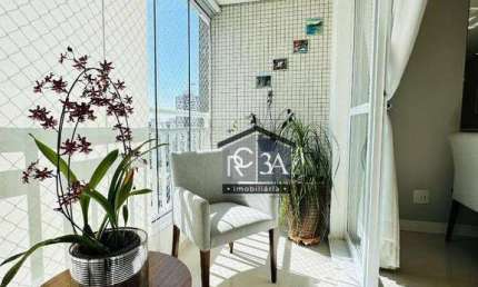 Apartamento com 3 dormitórios à venda, 93 m², mobiliado, 3 vagas - Tatuapé - São Paulo/SP