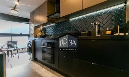 Apartamento com 1 dormitório, 70 m² - venda por r$ 900.000,00 ou aluguel por r$ 7.600,00/mês - anália franco - são paulo/sp