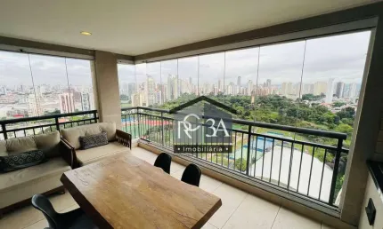 Apartamento com 3 dormitórios para alugar, 155 m² por R$ 16.730,00/mês - Jardim Anália Franco - São Paulo/SP