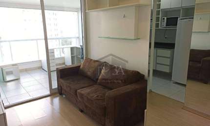 Apartamento com 1 dormitório para alugar, 52 m² por R$ 4.756,00/mês - Jardim Anália Franco - São Paulo/SP