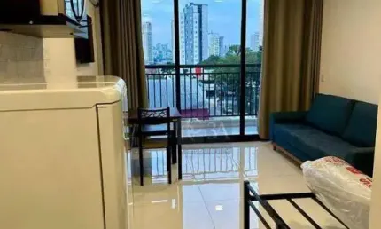 Apartamento com 1 dormitório para alugar, 32 m²  - tatuapé - são paulo/sp