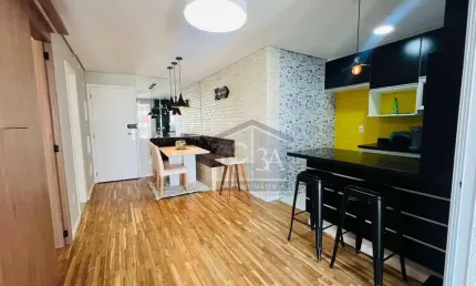 Apartamento com 1 dormitório para alugar, 52 m² por R$ 4.530,00/mês - Jardim Anália Franco - São Paulo/SP